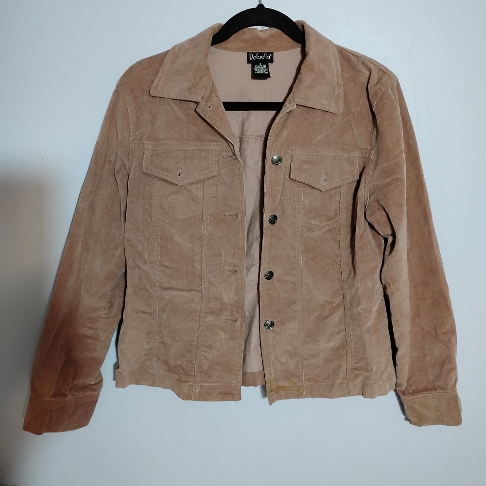 Rafaella Pink Corduroy Jacket